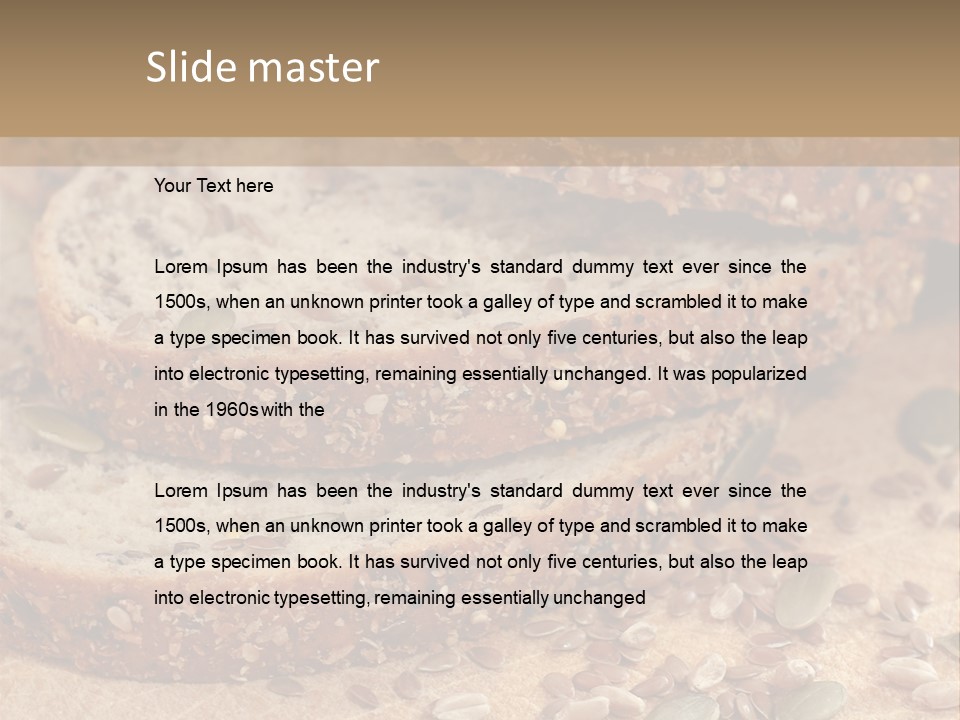 Diet Spread Meal PowerPoint Template