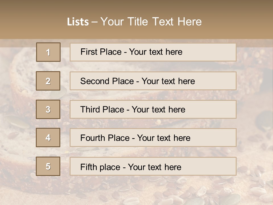 Diet Spread Meal PowerPoint Template