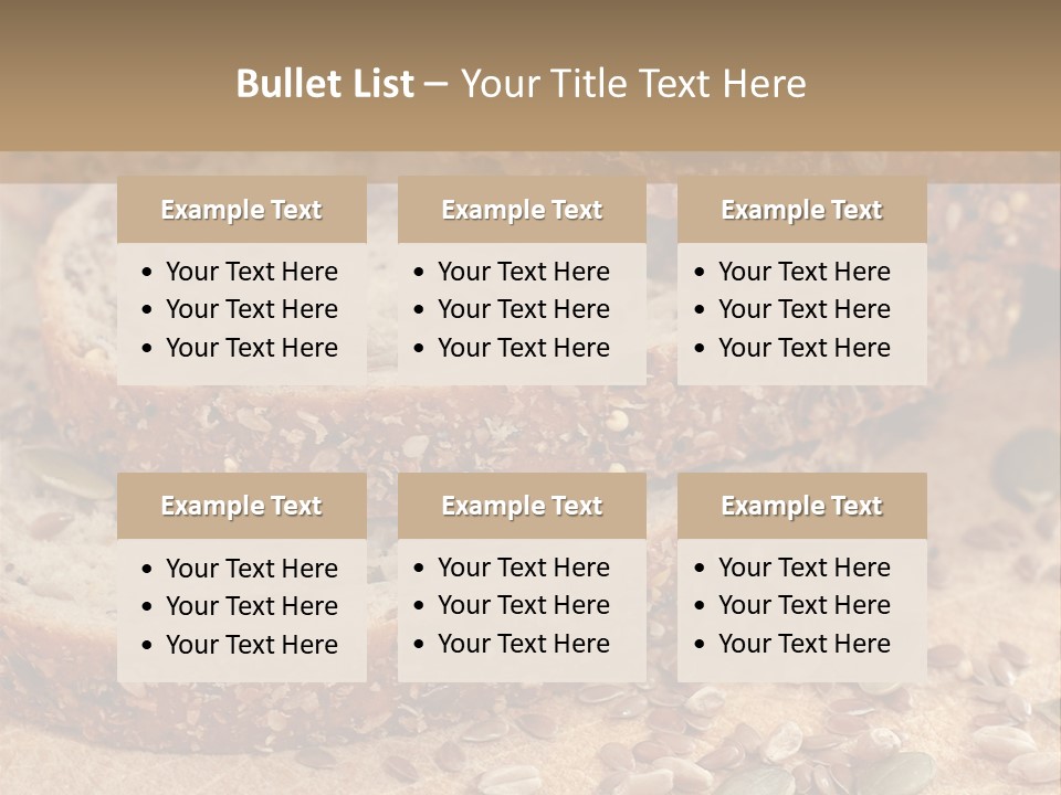 Diet Spread Meal PowerPoint Template