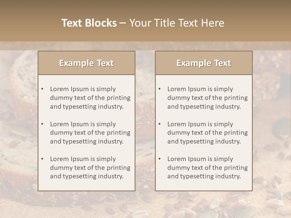 Diet Spread Meal PowerPoint Template
