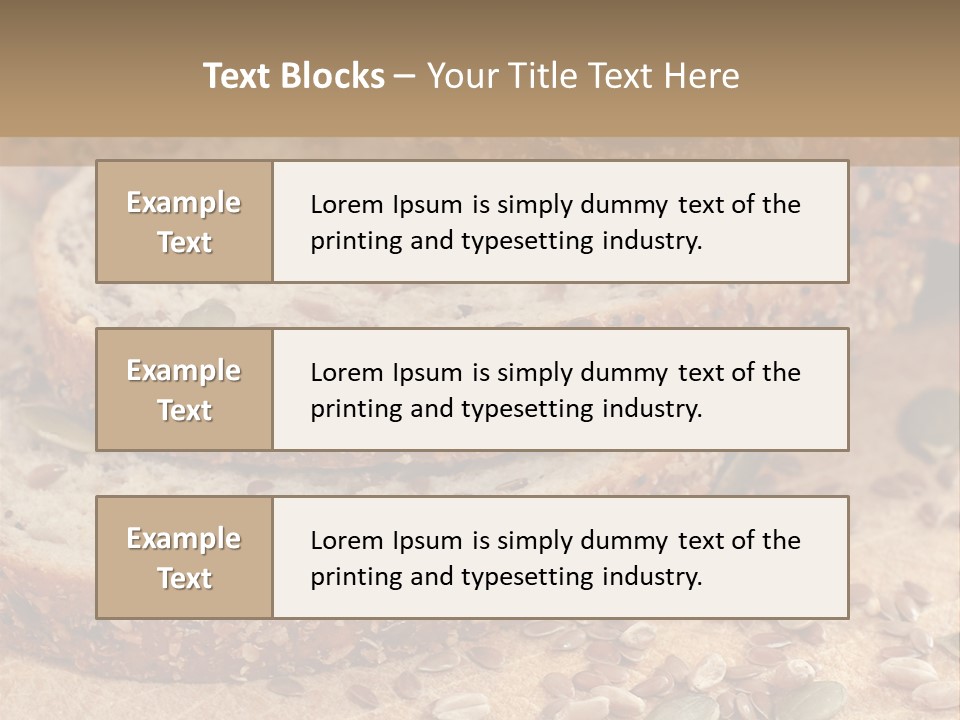 Diet Spread Meal PowerPoint Template