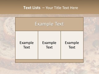 Diet Spread Meal PowerPoint Template