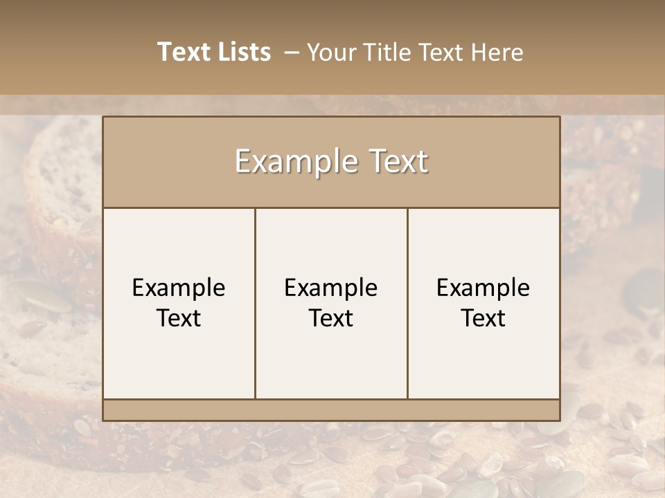 Diet Spread Meal PowerPoint Template