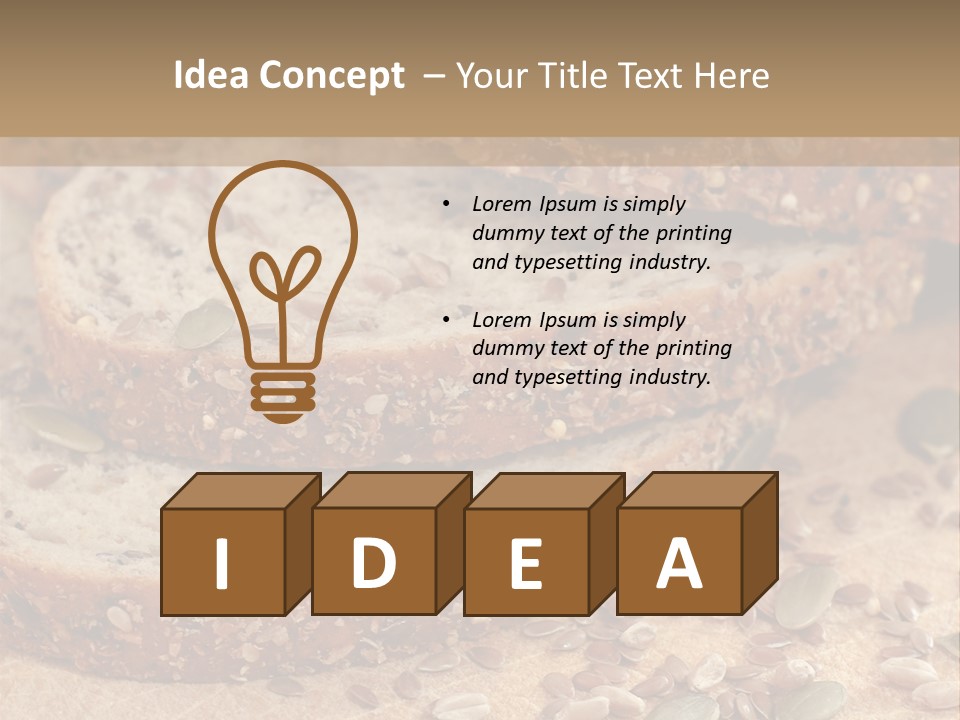 Diet Spread Meal PowerPoint Template