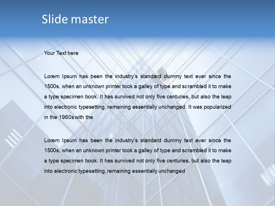 Trade Growth Work PowerPoint Template