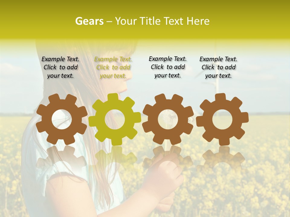 Oil Environmental Clean PowerPoint Template