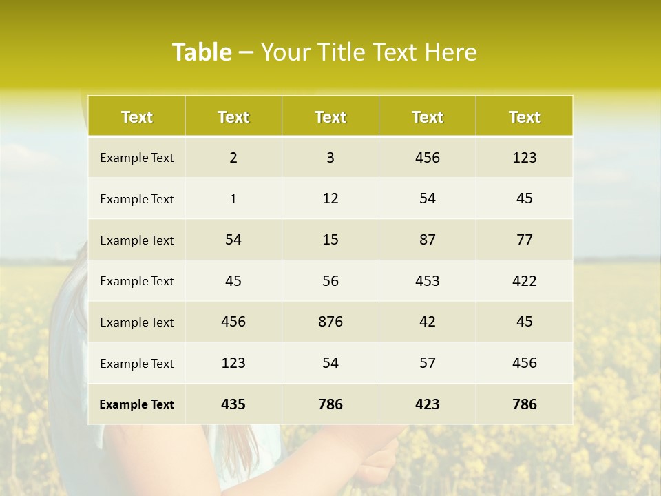 Oil Environmental Clean PowerPoint Template