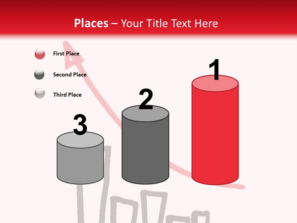 Advantage Arrow Graphic PowerPoint Template