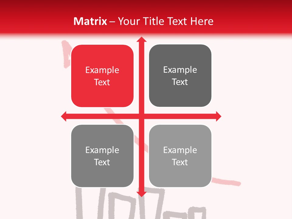 Advantage Arrow Graphic PowerPoint Template