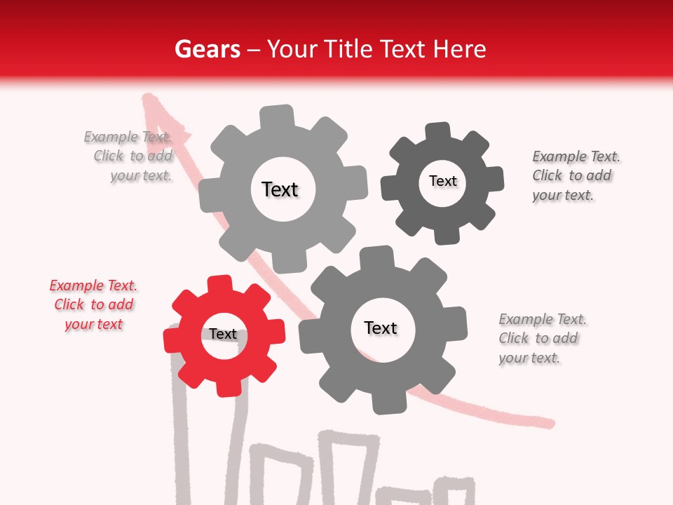 Advantage Arrow Graphic PowerPoint Template