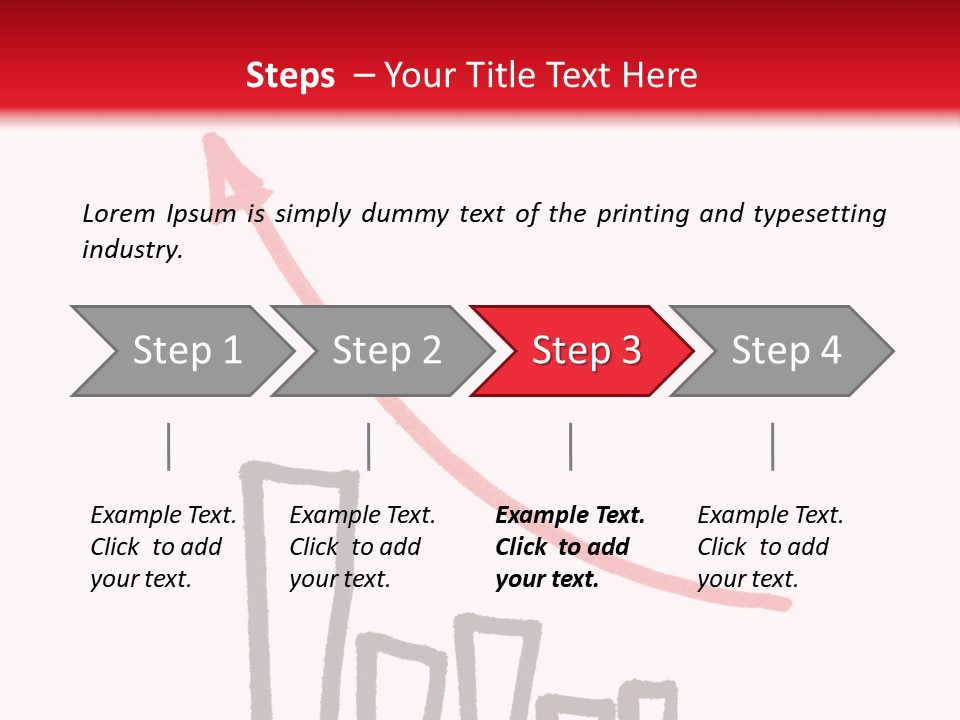 Advantage Arrow Graphic PowerPoint Template