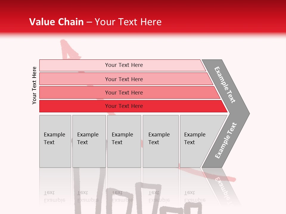 Advantage Arrow Graphic PowerPoint Template