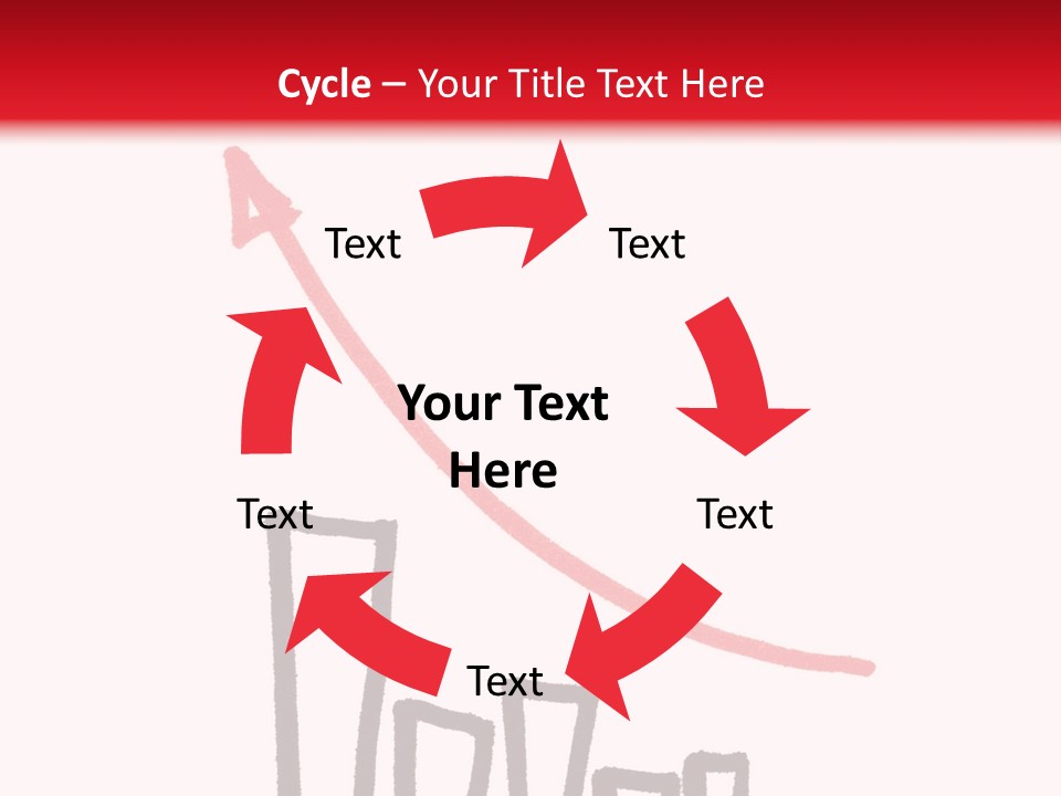 Advantage Arrow Graphic PowerPoint Template