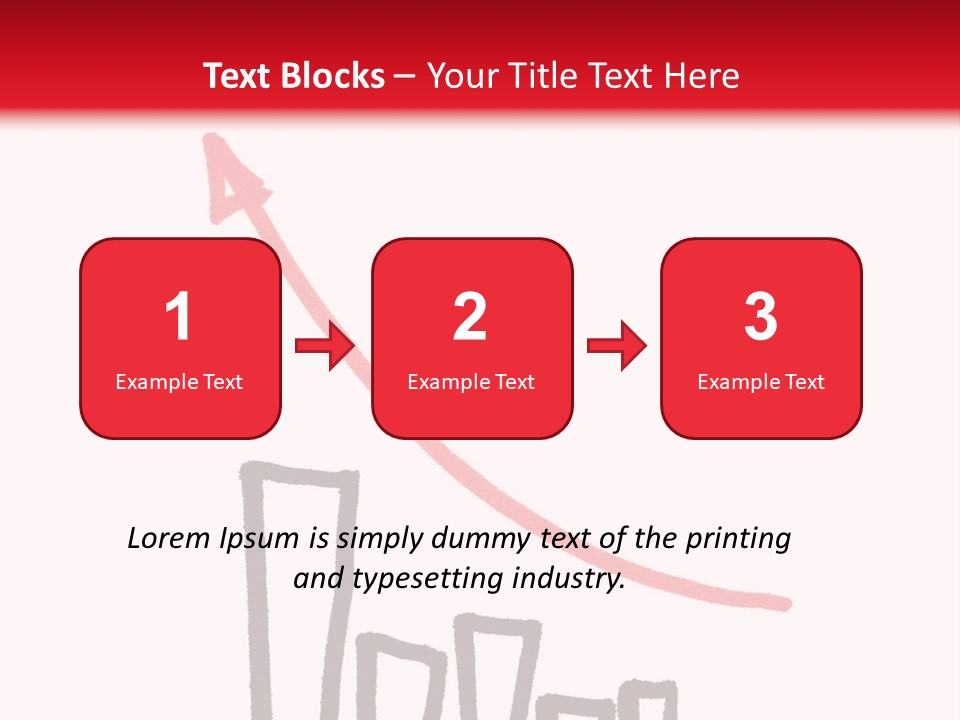 Advantage Arrow Graphic PowerPoint Template