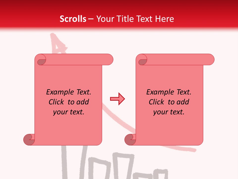 Advantage Arrow Graphic PowerPoint Template