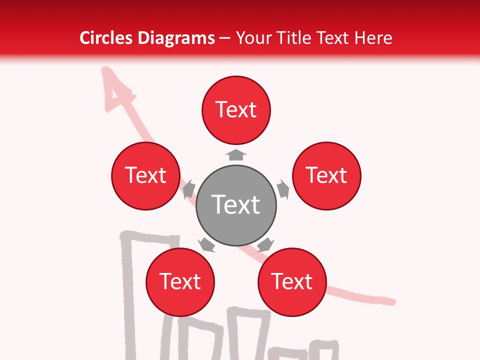 Advantage Arrow Graphic PowerPoint Template