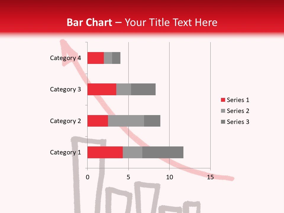 Advantage Arrow Graphic PowerPoint Template