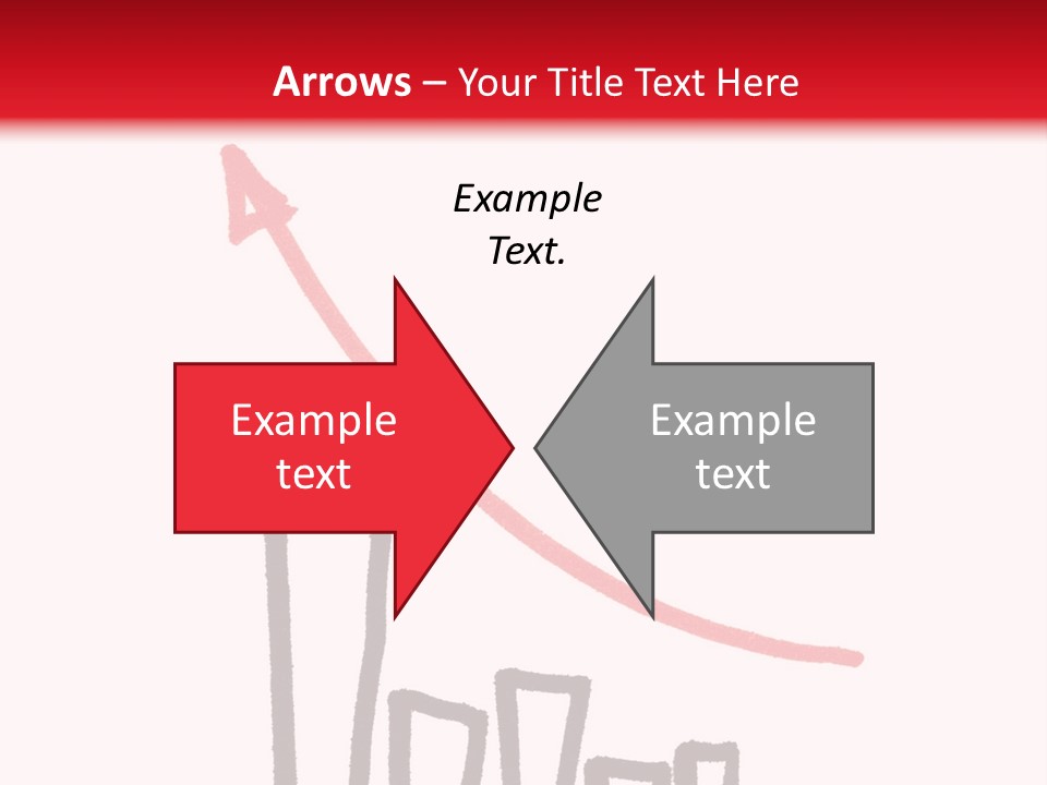 Advantage Arrow Graphic PowerPoint Template
