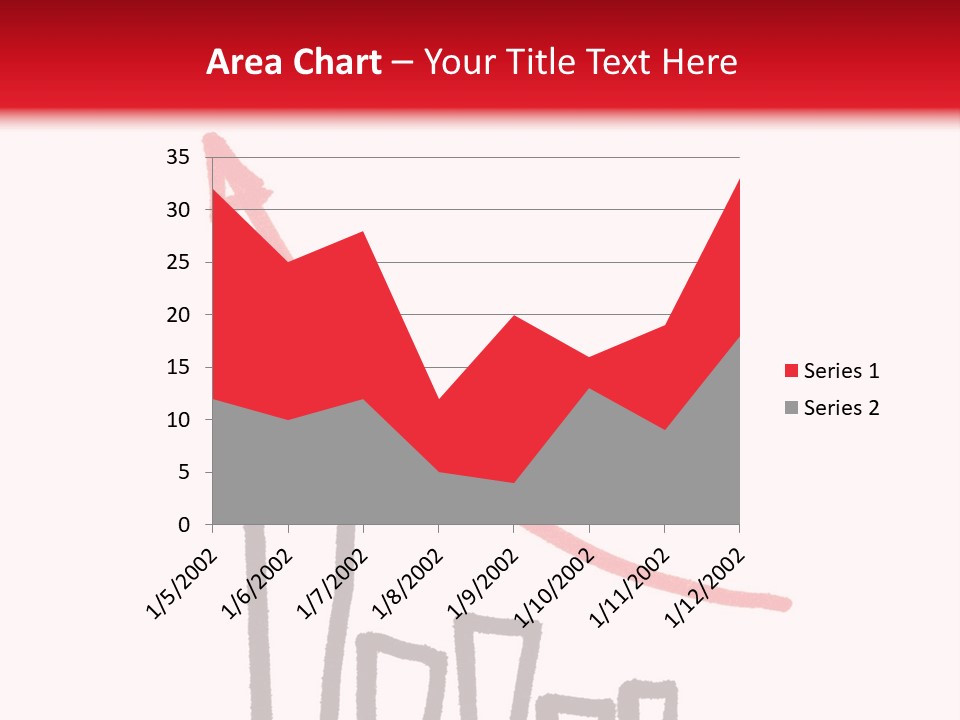 Advantage Arrow Graphic PowerPoint Template