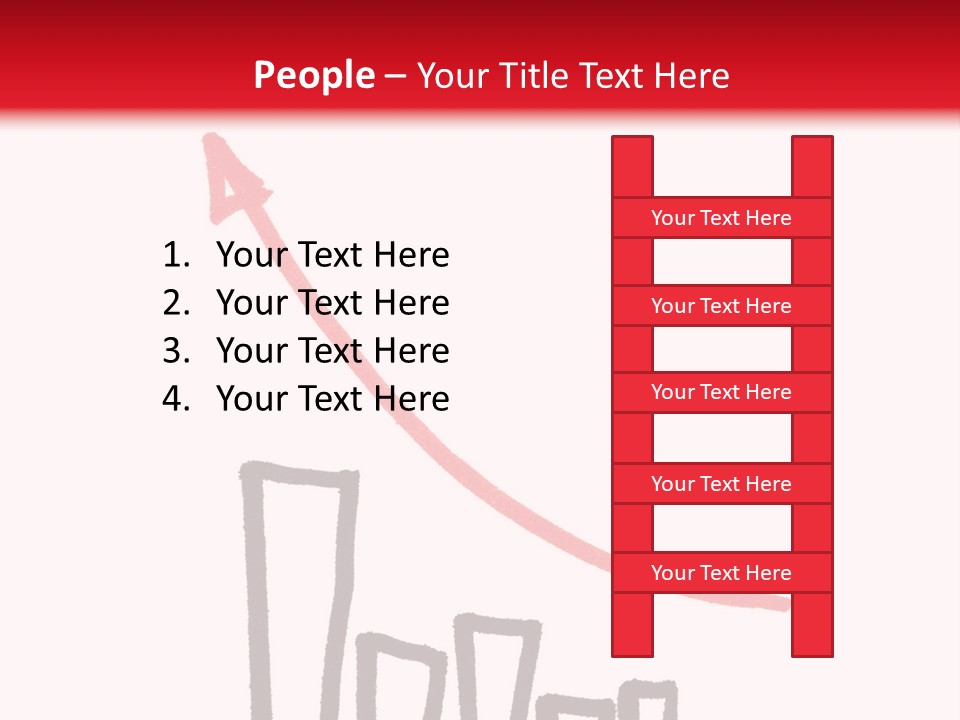 Advantage Arrow Graphic PowerPoint Template