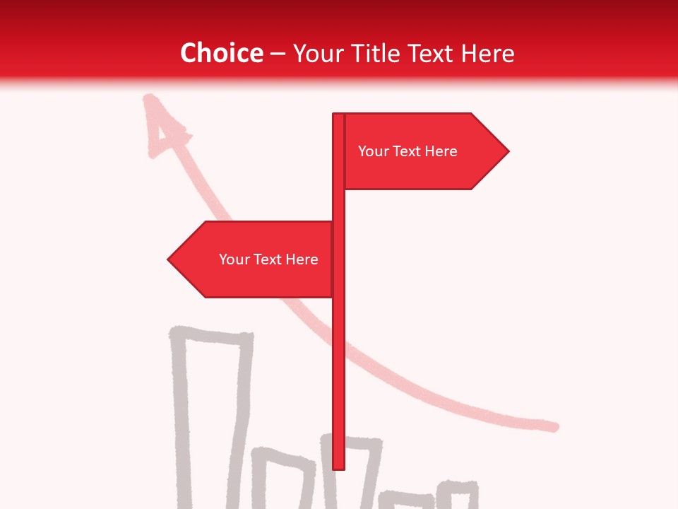 Advantage Arrow Graphic PowerPoint Template