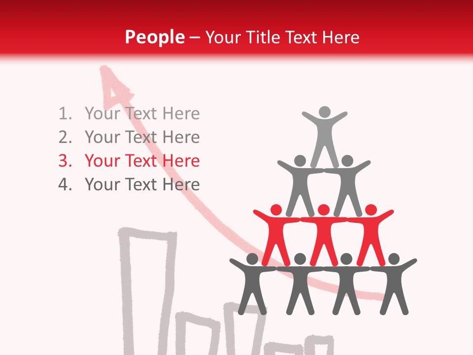 Advantage Arrow Graphic PowerPoint Template