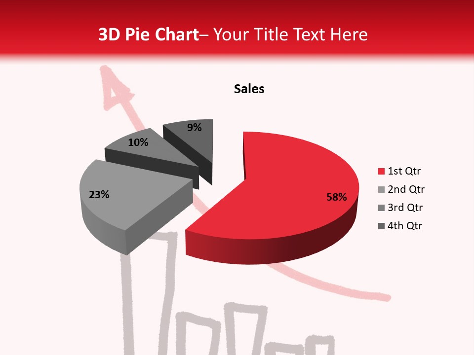 Advantage Arrow Graphic PowerPoint Template