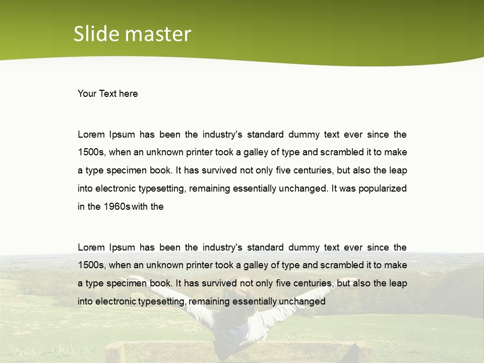 Your Free Bench PowerPoint Template