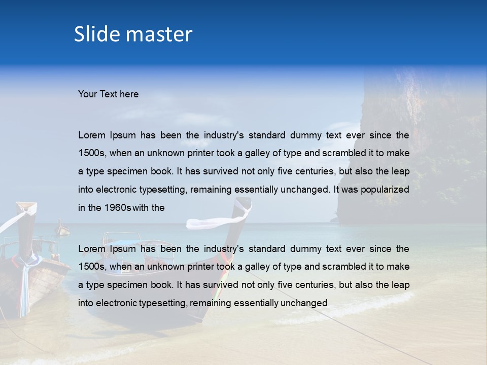 Beautiful Summer Green PowerPoint Template