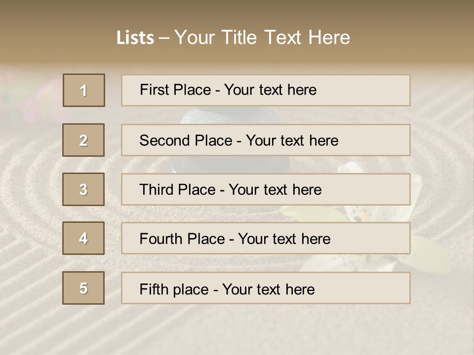 Sand Tradition Ancient PowerPoint Template