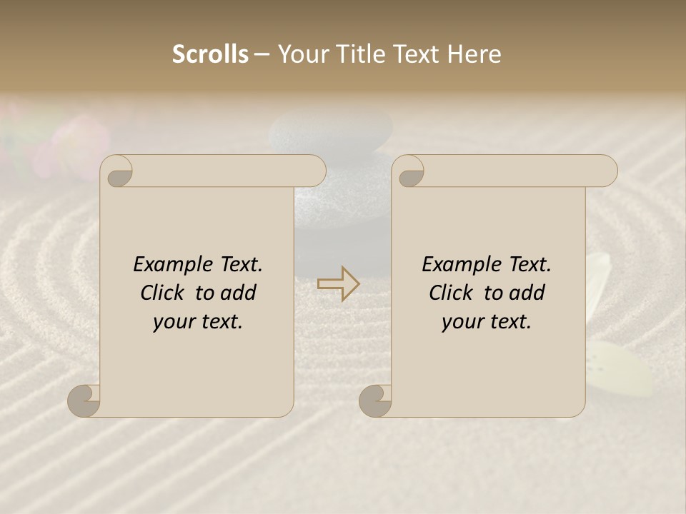 Sand Tradition Ancient PowerPoint Template