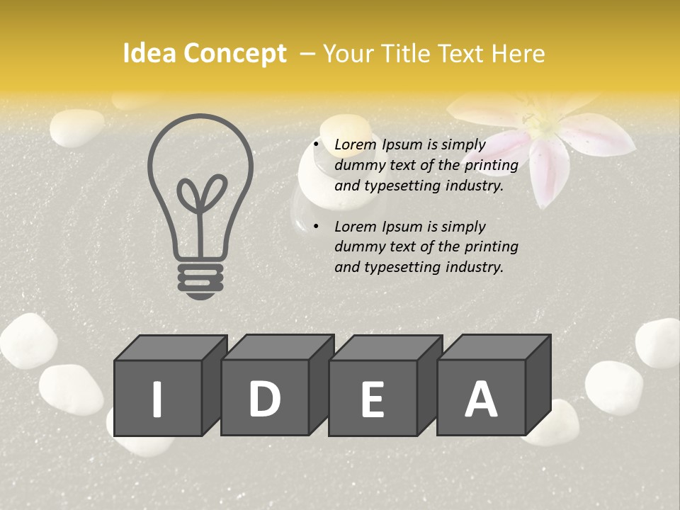 Simplicity Art Black PowerPoint Template