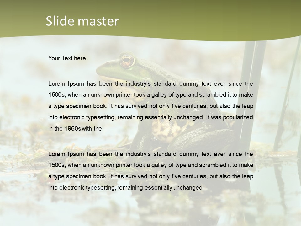 Beautiful Summer Green PowerPoint Template