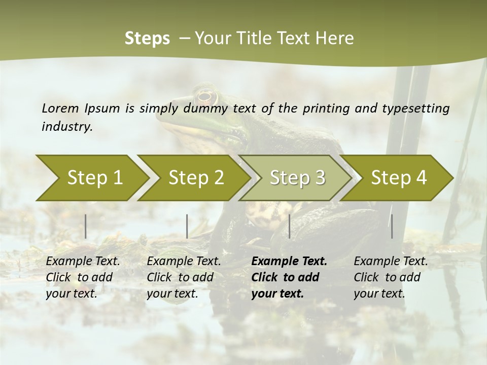 Beautiful Summer Green PowerPoint Template