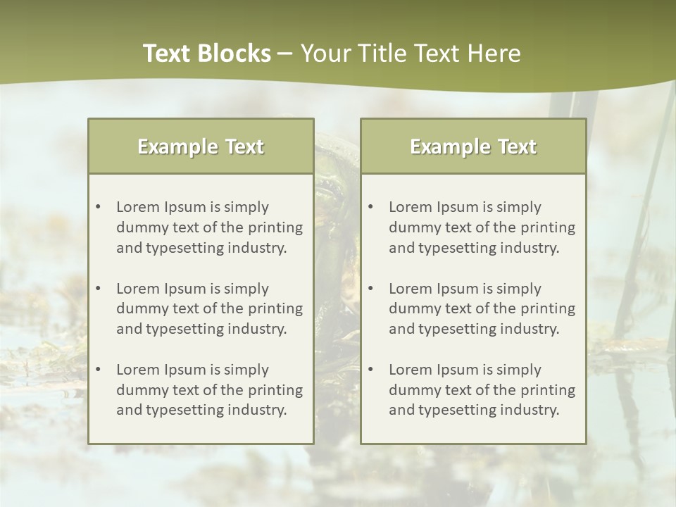 Beautiful Summer Green PowerPoint Template