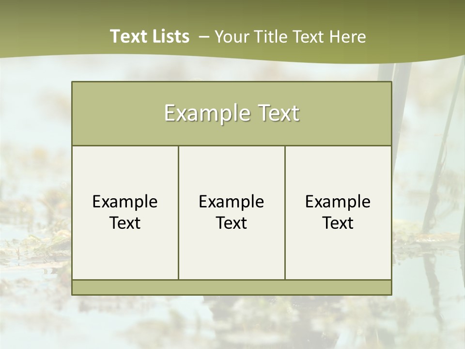 Beautiful Summer Green PowerPoint Template