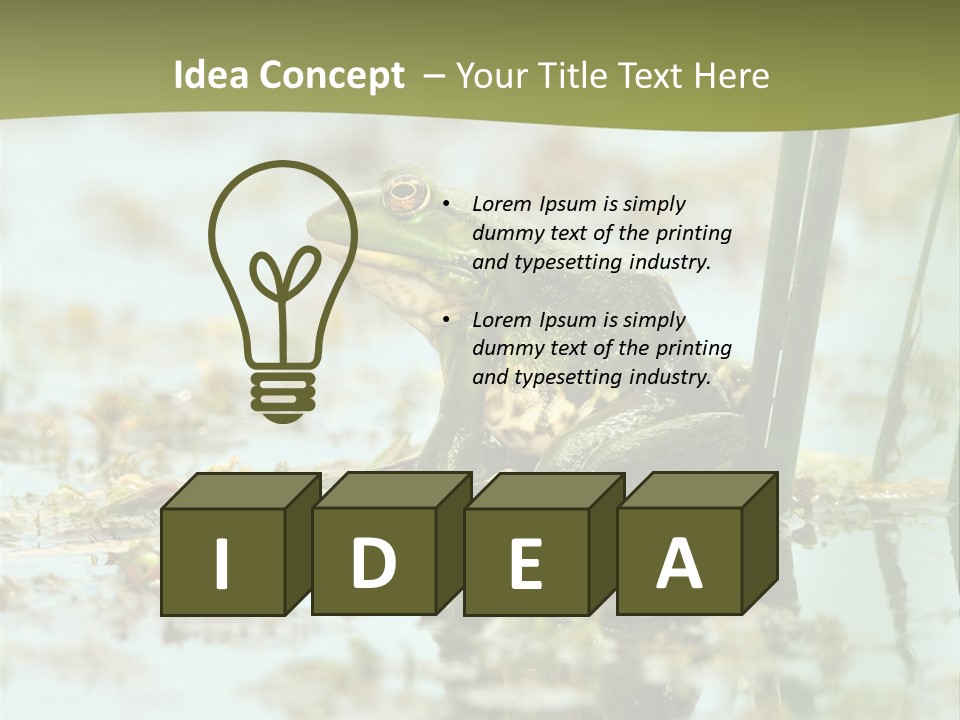 Beautiful Summer Green PowerPoint Template