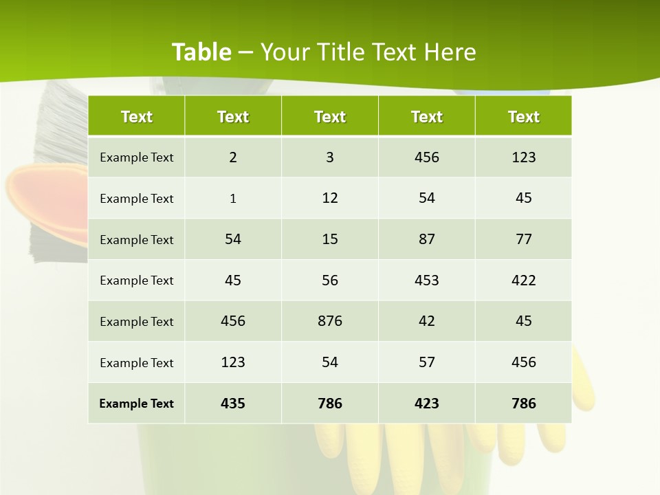 Spray Bottle Household Cleanup PowerPoint Template