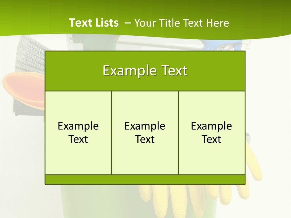 Spray Bottle Household Cleanup PowerPoint Template
