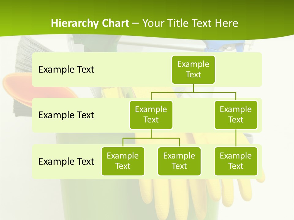 Spray Bottle Household Cleanup PowerPoint Template