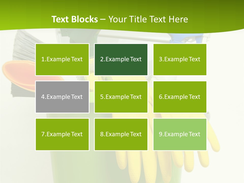 Spray Bottle Household Cleanup PowerPoint Template