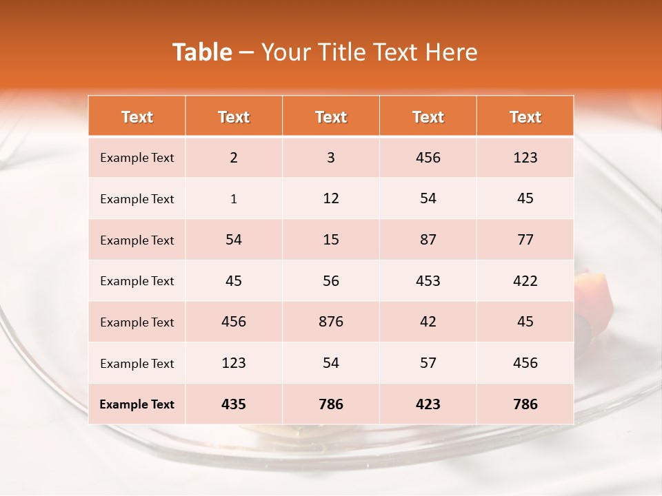 Life Health Parsley PowerPoint Template