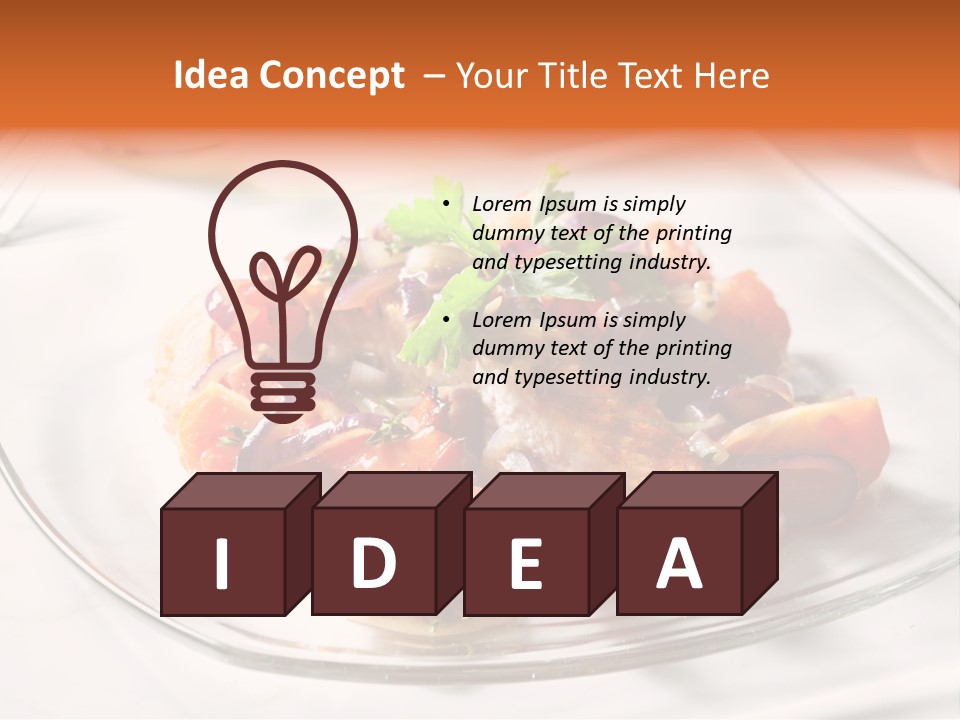 Life Health Parsley PowerPoint Template