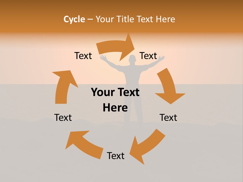 Hands Rave Sea PowerPoint Template