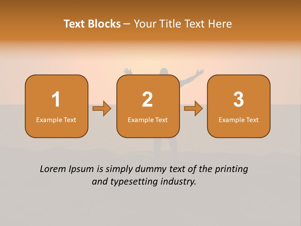 Hands Rave Sea PowerPoint Template
