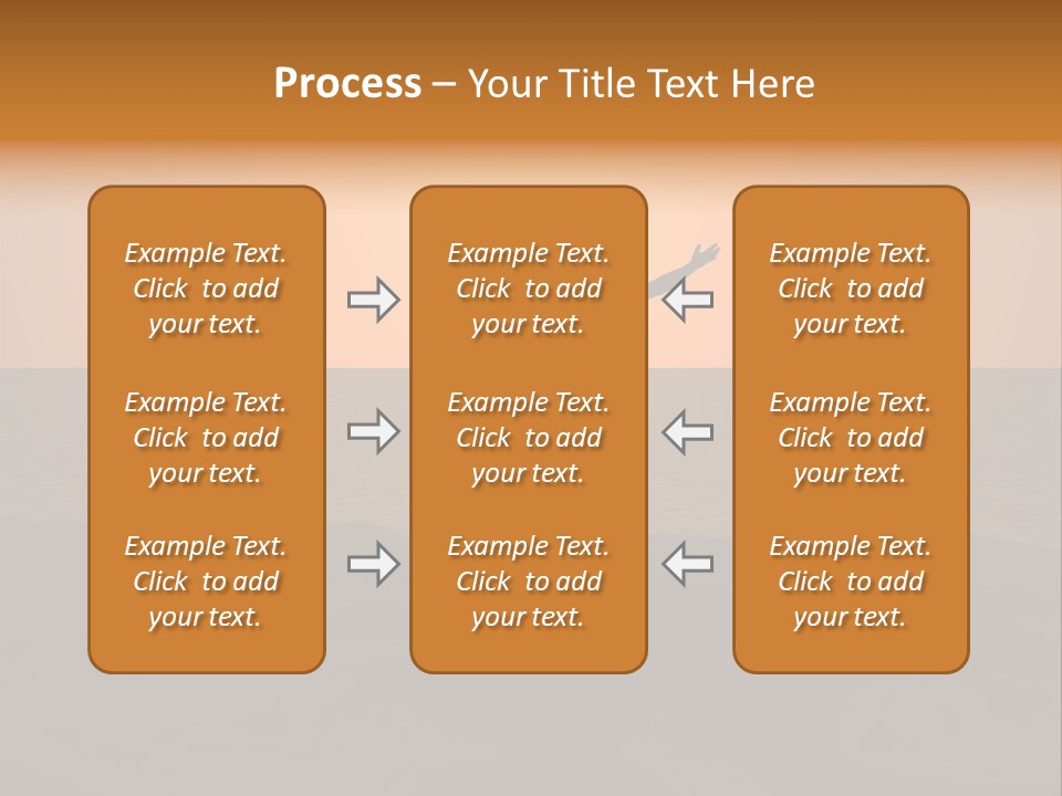 Hands Rave Sea PowerPoint Template