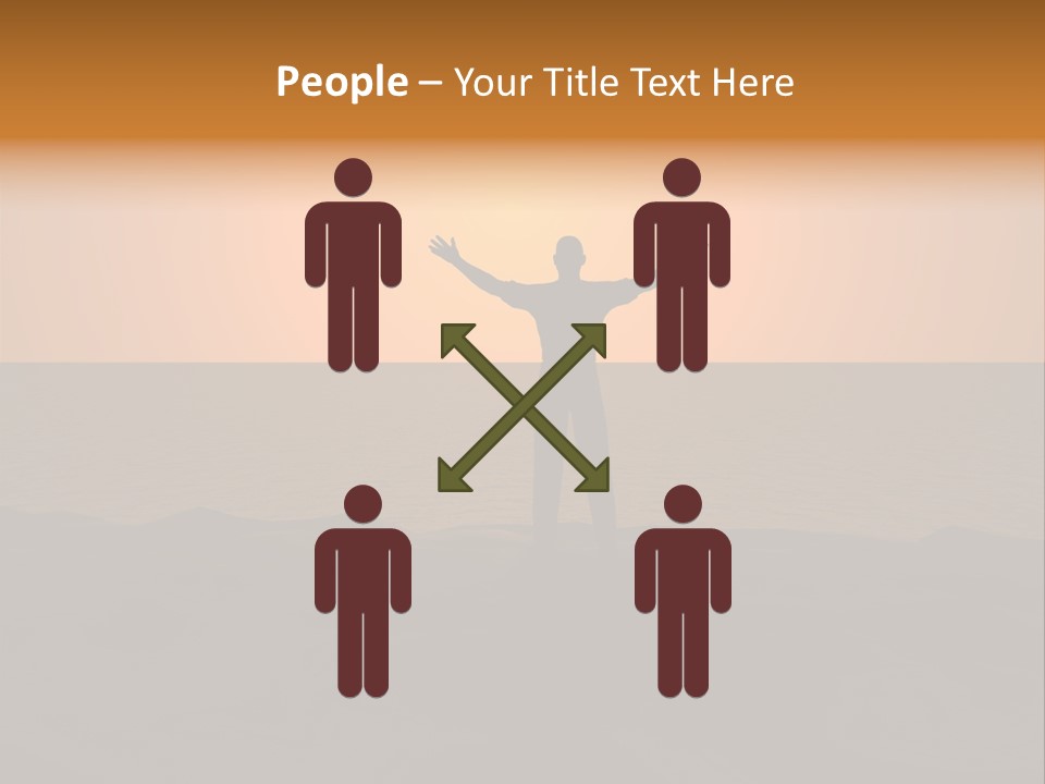 Hands Rave Sea PowerPoint Template