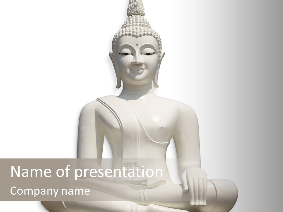 Budha Creed Godhood PowerPoint Template