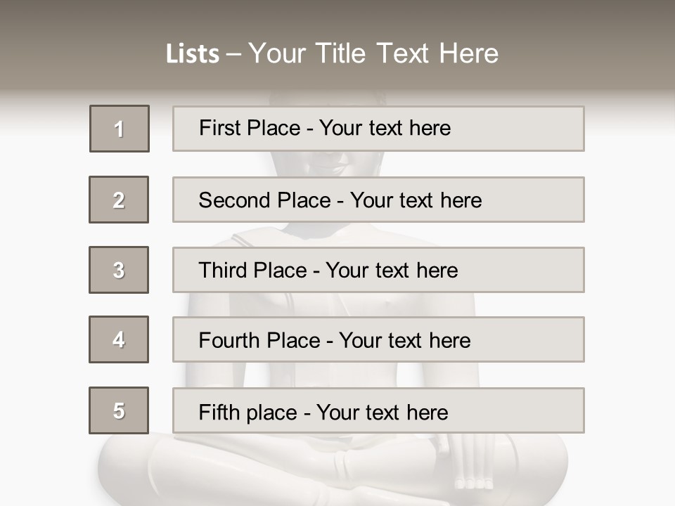 Budha Creed Godhood PowerPoint Template