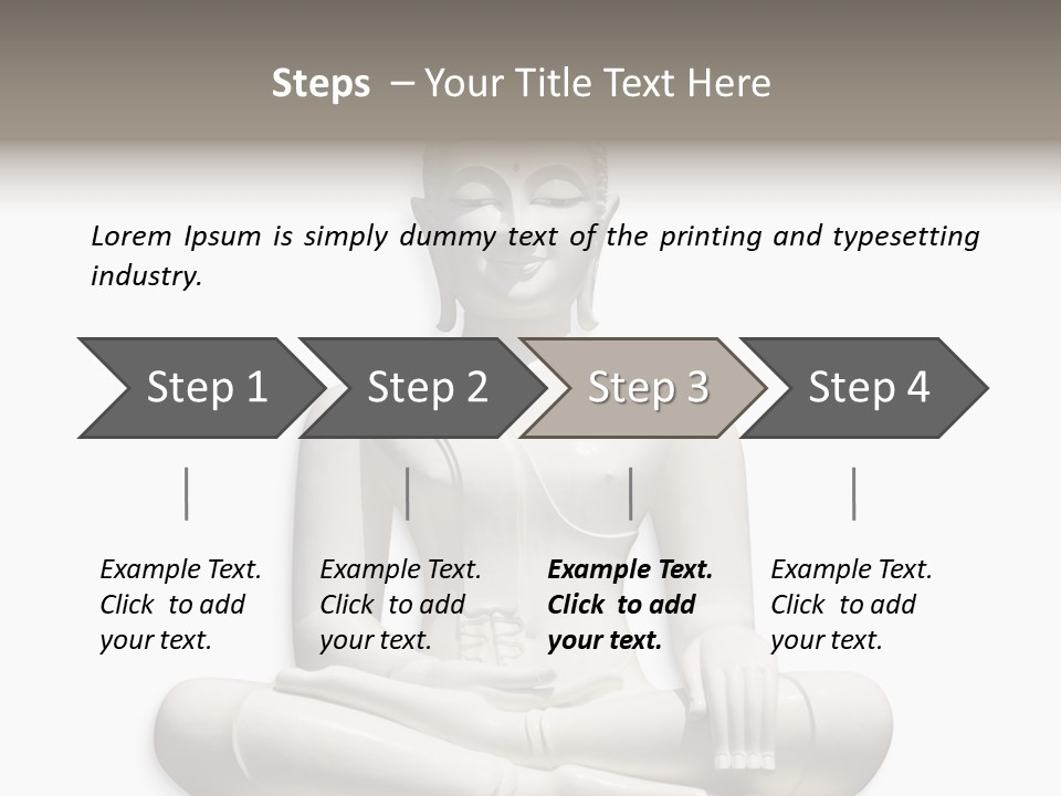 Budha Creed Godhood PowerPoint Template